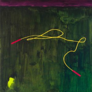 Švihadlo – malé, akryl na plátně, 95 × 100 cm, 2015 (ověříme dostupnost)