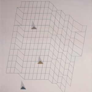 Tři hory, akryl na plátně, 110 × 95 cm, 2021 (ověříme dostupnost)