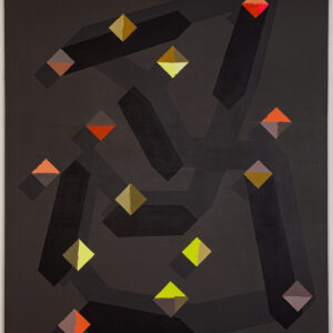 Célina a Julie si vyjely na lodi, akryl na plátně, 150 × 115 cm, 2022 (ověříme dostupnost)