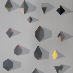 Oblázky z výletu 2, akryl na plátně, 60 × 50 cm, 2021 (ověříme dostupnost)